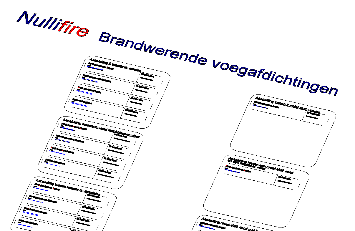 Nullifire brandwerende voegafdichting BIM