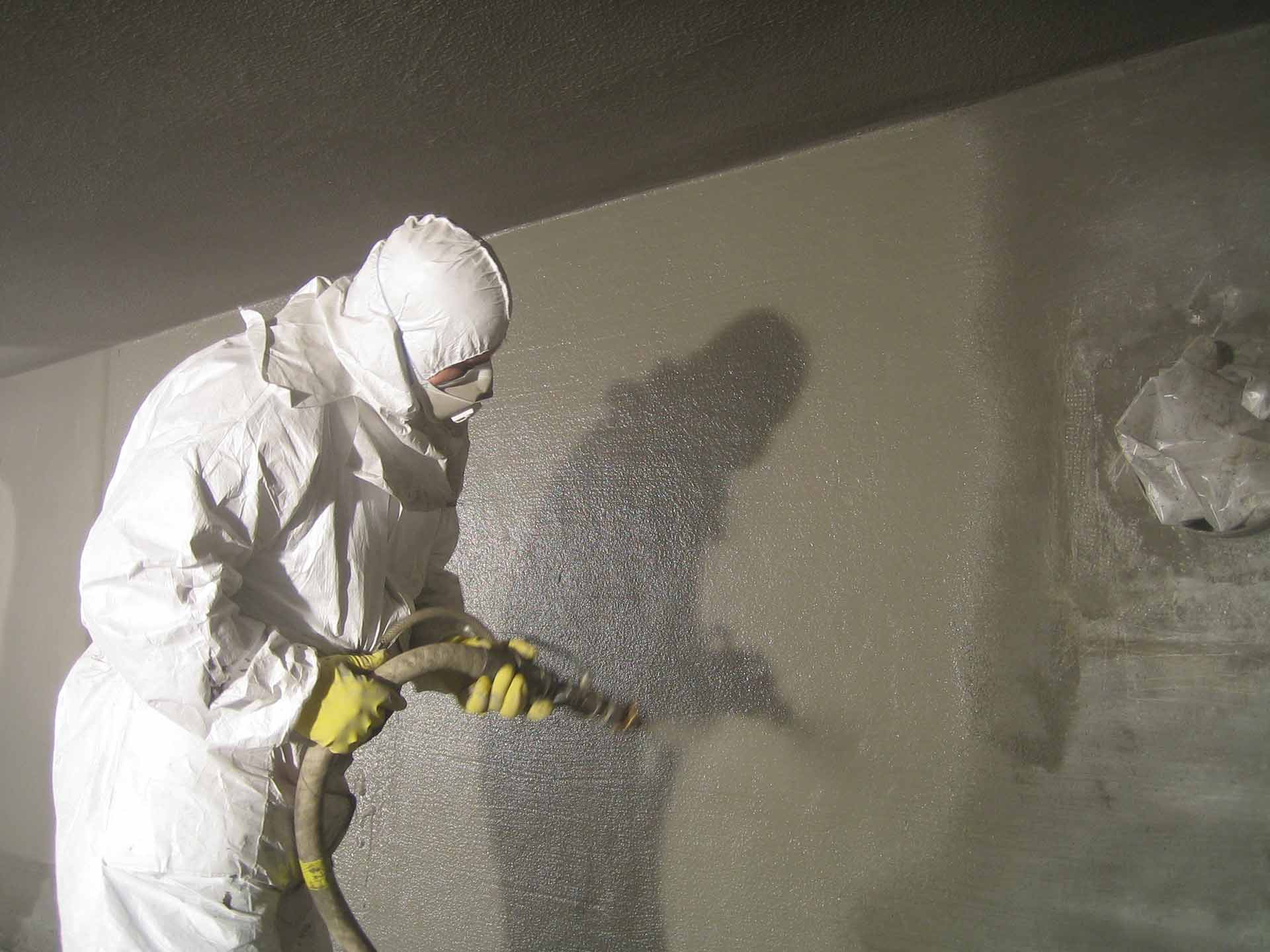 Vandex betonbescherming sprayer met masker