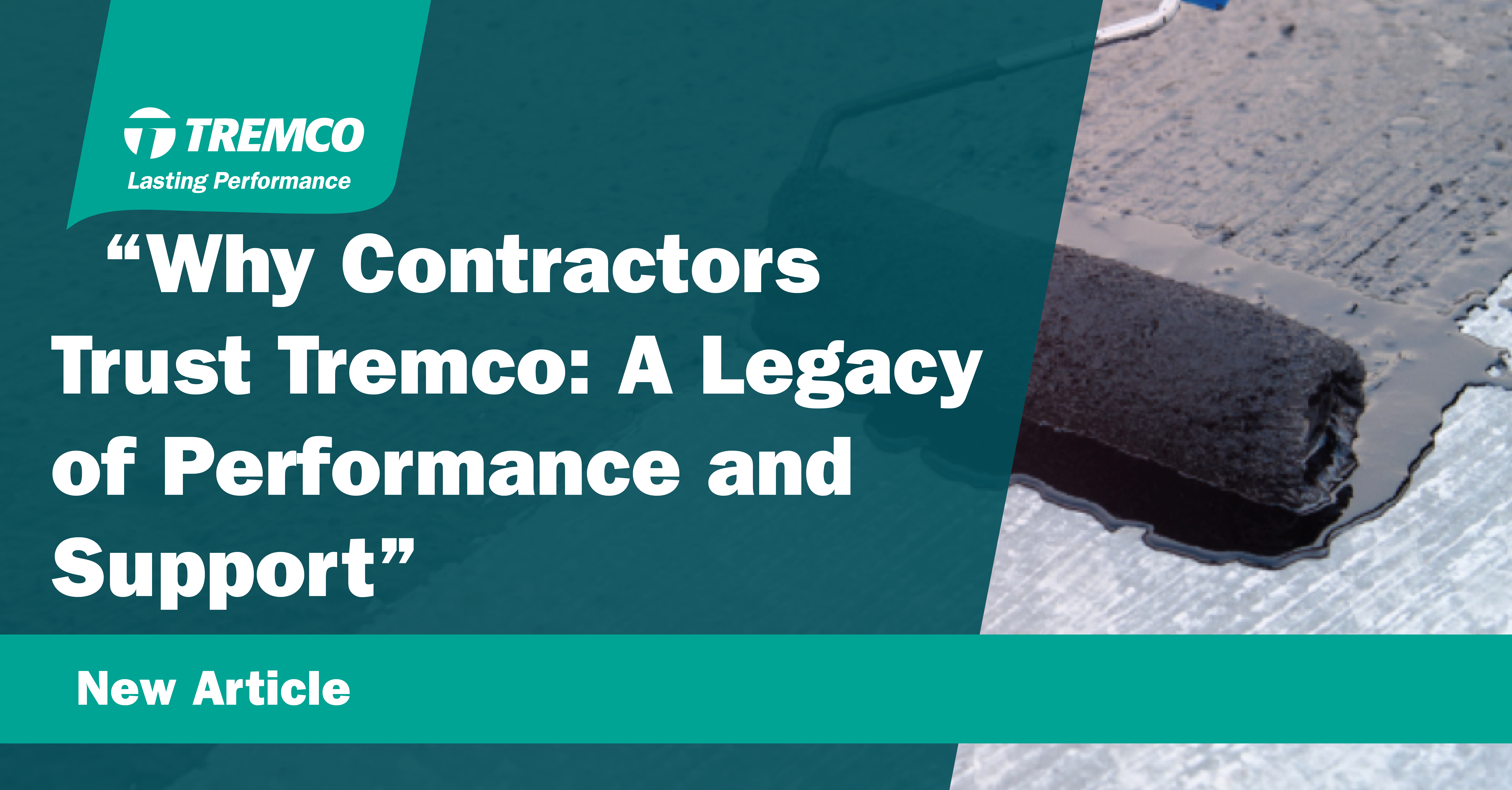 Tremco Legacy Of Performance And Support