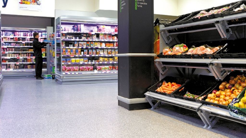 Commercial Retail construction materials flooring 
