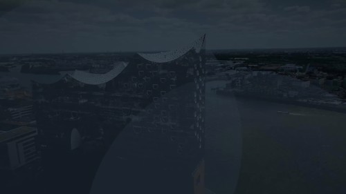Bakgrundsbild som visar Elbphilharmonie i Hamburg